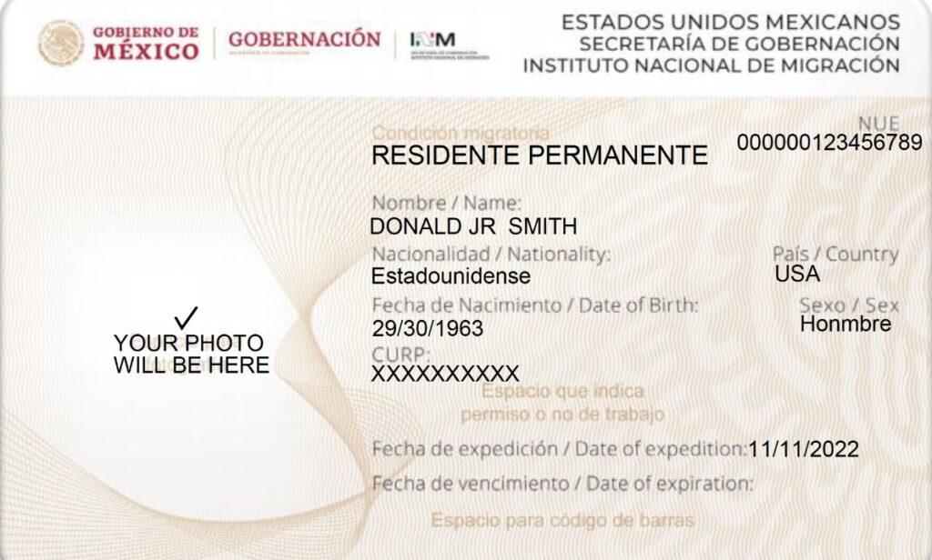 permanent mexico resident card